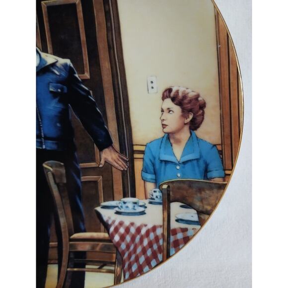 JACKIE GLEASON Hamilton Collection Bang! Zoom Hamilton Plate 24714 Collector - Picture 6 of 12